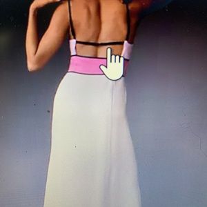 ANTHROPOLOGIE Maeve Colorblock Slip Midi Dress Sz2 New Never Worn Tags